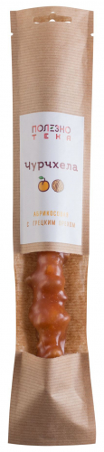 Чурчхела абрикосовая с грецким орехом 90гр (Полезнотека)