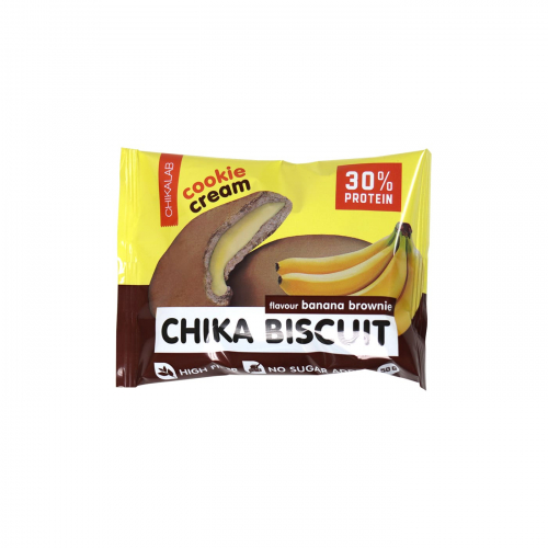 Печенье бисквит Банановый брауни 50гр (CHIKALAB)