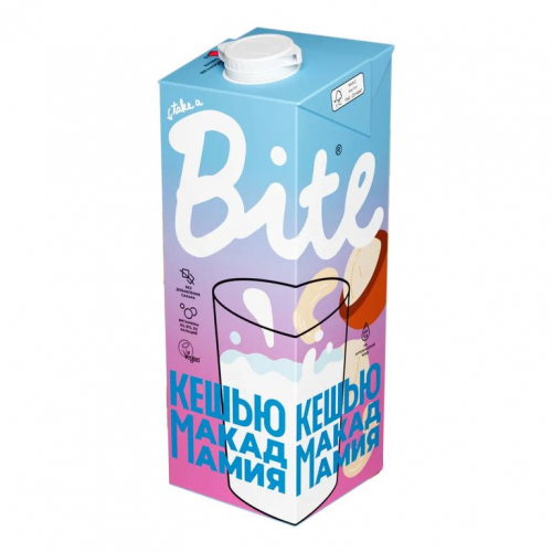 Молоко Кешью-макадамия 1л (Bite)