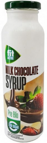 Сироп пребиотик со стевией Молочный шоколад 300гр (ФитАктив)