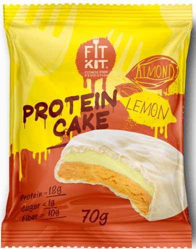Печенье Лимон-миндаль 70гр (Fit Kit)