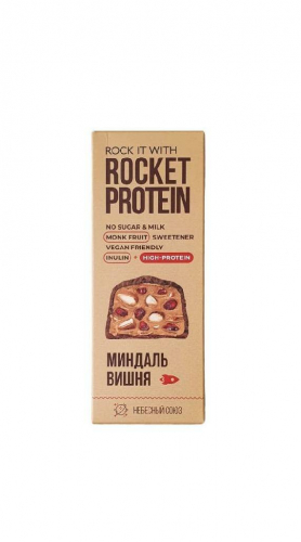 Батончик протеиновый Миндаль-вишня в шоколаде 40гр (Rocket)