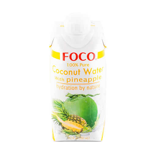 Кокосовая вода с соком ананаса 330мл (FOCO)