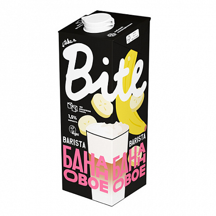 Молоко Банановое бариста 1л (Bite)