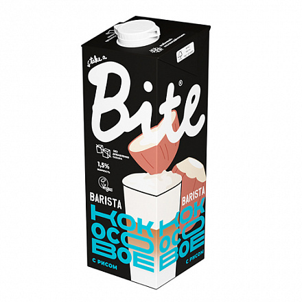 Молоко Рисовое с кокосом бариста 1л (Bite)