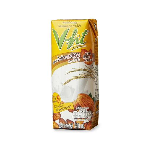 Молоко из коричневого риса с добавлением миндаля V-FIT 250мл