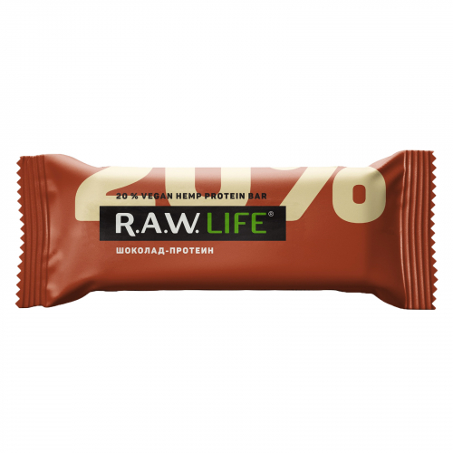 Батончик протеиновый Шоколад 47гр (Raw life)