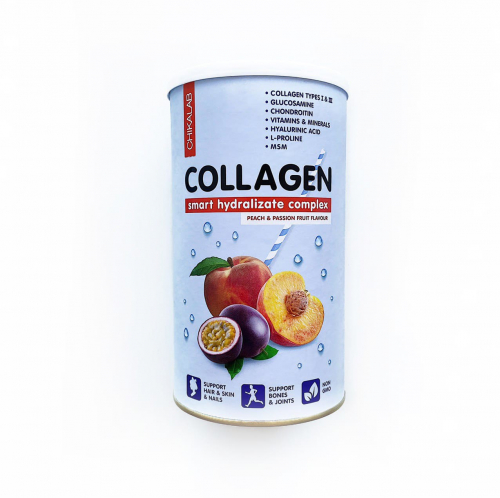 Коктейль Collagen Персик- маракуйя 400гр (Chikalab)