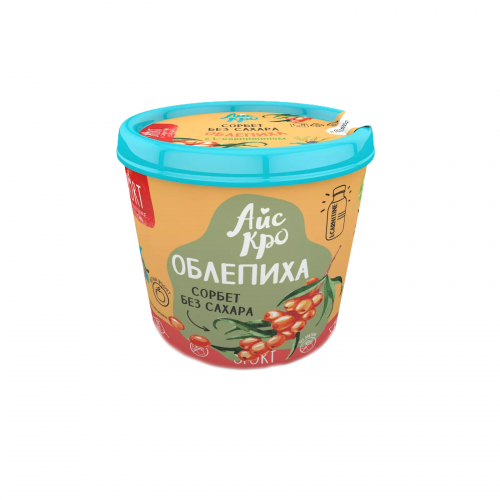 Мороженое Сорбет Облепиха с L-карнитином 75гр (Айс Кро)
