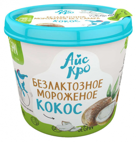 Мороженое веган Кокос 75гр (АйсКро)