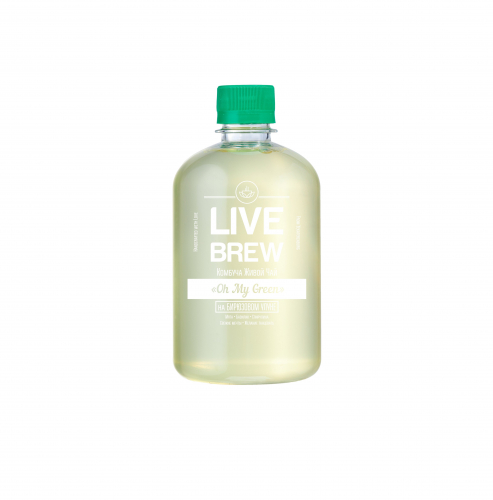 Комбуча Oh My Green 500мл (Live Brew)