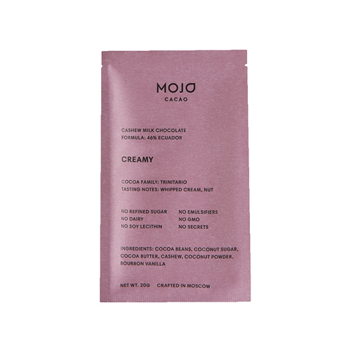 Молочный шоколад Mojo cacao 46% Creamy 20гр (Mojo)